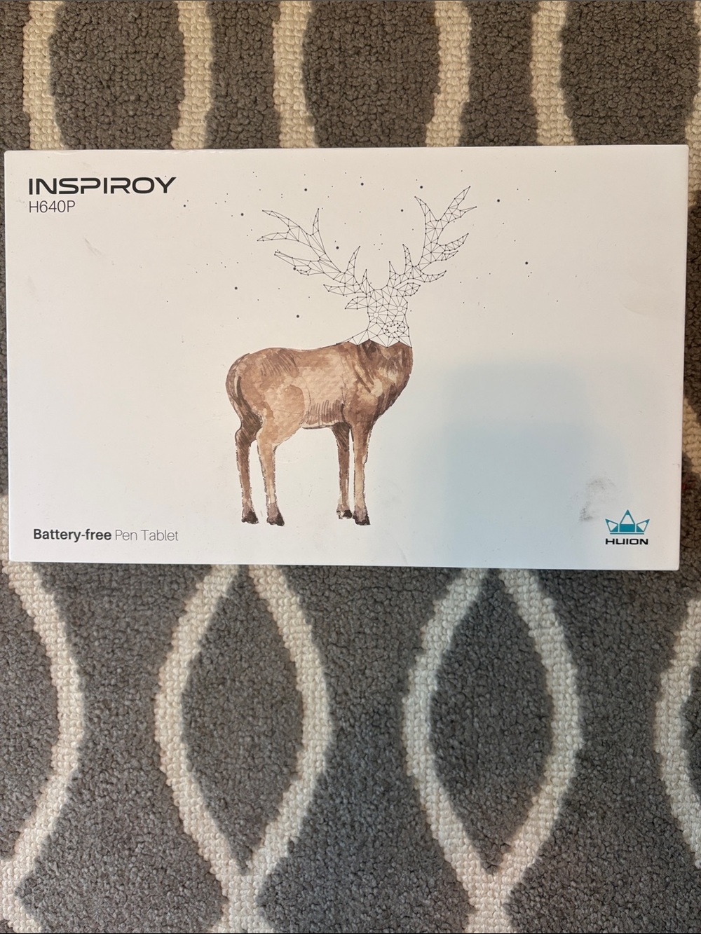 Inspiroy H640P White Battery-Free Pen Tablet – White